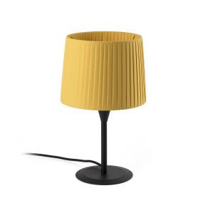 Faro Samba - tafellamp - Ø 21,5 x 44,5 cm - geel en zwart