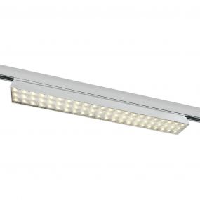 ONE Light High Power Linear - track light - 3-fase railsysteem - 115 x 4 x 6,4 cm - 60W LED incl. - wit - warm witte lichtkleur