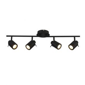 Searchlight Samson - opbouwspot 4L - 79 x 20 cm - IP44 - zwart 