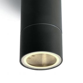 ONE Light GU10 Dark Light Outdoor - buiten plafondverlichting - Ø 6,5 x 13 cm - IP54 - zwart