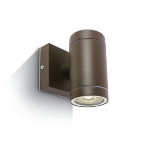 ONE Light Outdoor Cylinders - buiten wandverlichting - 6,5 x 12,1 cm - IP54 - roestbruin