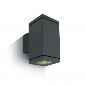ONE Light PAR30 Outdoor Cubes - buiten wandverlichting - 10,8 x 10,8 cm - IP54 - antraciet