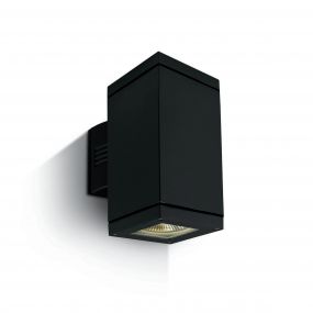 ONE Light PAR30 Outdoor Cubes - buiten wandverlichting - 10,8 x 10,8 cm - IP54 - zwart