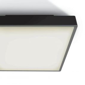 ONE Light E27 Plafo Outdoor Square - buiten plafondverlichting - 22,1 x 22,1 x 9,3 cm - IP65 - zwart