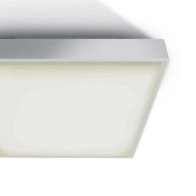 ONE Light E27 Plafo Outdoor Square - buiten plafondverlichting - 29,5 x 29,5 x 10,5 cm - IP65 - wit