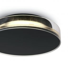 ONE Light Indoor/Outdoor Light Points - buiten plafond/wandverlichting - Ø 23,8 x 5,4 cm - 12W LED incl. - IP65 - zwart