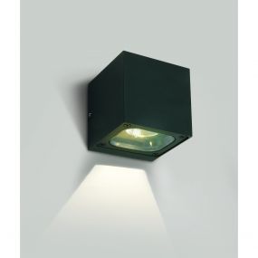 ONE Light Cube Wall Lights - buiten wandverlichting - 10 x 10 x 10 cm - 6W LED incl. - IP65 - antraciet