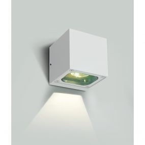 ONE Light Cube Wall Lights - buiten wandverlichting - 10 x 10 x 10 cm - 6W LED incl. - IP65 - wit