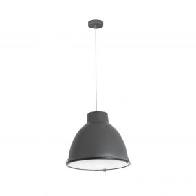 Faro Charlotte - hanglamp - Ø 40,2 x 40 cm - donkergrijs