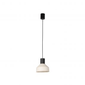 Faro Kombo - hanglamp - Ø 20 x 20 cm - beige en zwart