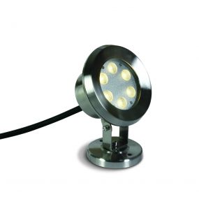 ONE Light LED Underwater Range - onderwater LED-spot - Ø 12,5 x 17,6 cm - 6W dimbare LED incl. - IP68 - roestvrij staal