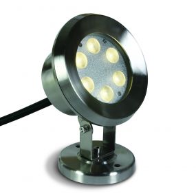 ONE Light LED Underwater Range - onderwater LED-spot - Ø 12,5 x 17,6 cm - 6W dimbare LED incl. - IP68 - roestvrij staal