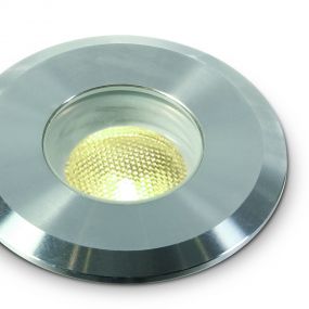 ONE Light LED Underwater Range - onderwater LED-spot - Ø 52 mm, Ø 46 mm inbouwmaat - 1W dimmable LED incl. - IP68 - stainless steel - warm witte lichtkleur
