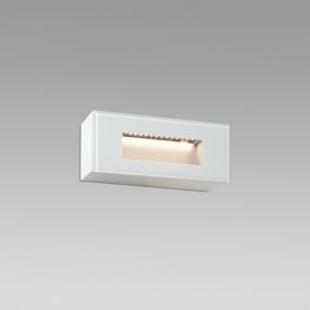 Faro Dart - inbouw wandverlichting - 19 x x 3,6 x 8 cm - 5W LED incl. - IP65 - mat wit