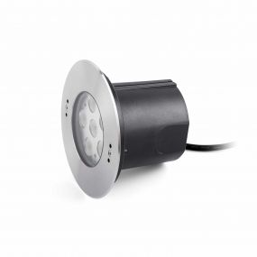 Faro Edel - onderwater LED-spot - Ø 180 mm, Ø 156 mm inbouwmaat - 18W LED incl. - IP68 - satijn inox