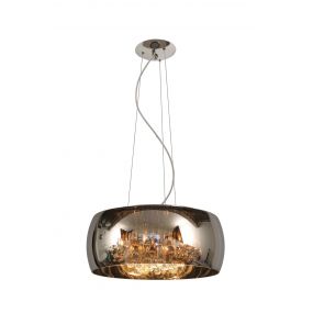 Lucide Pearl - hanglamp - Ø 50 x 145 cm - chroom