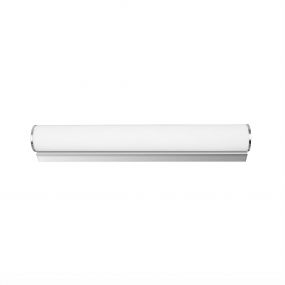 Nova Luce Polo - spiegellamp - 30 x 8 x 6 cm - 5W LED incl. - IP44 - opaal