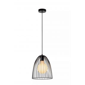 Lucide Macarons - hanglamp - Ø 24,5 x 163 cm - zwart 