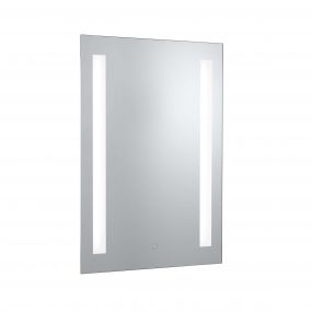 Searchlight Bathroom Mirrors - spiegel met verlichting - 50 x 70 cm - 5W LED incl. - IP44 - zilver