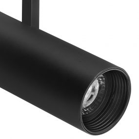 Nova Luce Track - 3-fase railsysteem - Ø 6,1 x 21 cm - 12W LED incl. - zwart - warmwitte lichtkleur