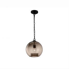Nova Luce Ancona - hanglamp - Ø 30 x 250 cm - bruin