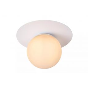 Lucide Tricia - plafondlamp - Ø 25 x 17,5 cm - wit 