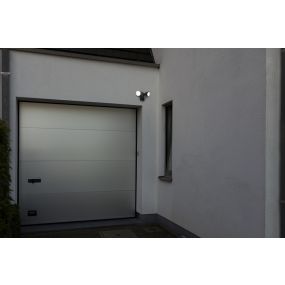 Lutec Draco - buiten wandverlichting met bewegingsmelder en camera - 23,4 x 15,8 x 19 cm - 19W LED incl. - IP44 - zwart 