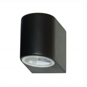 Searchlight LED Outdoor - buiten wandverlichting - 7 x 8 cm - IP44 - zwart (stockopruiming!)