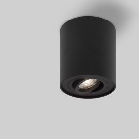 Nova Luce Gozzano - opbouwspot - Ø 9,6 x 12,5 cm - zwart