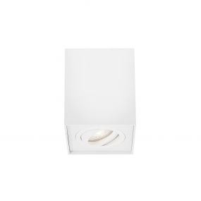 Nova Luce Rende - opbouwspot - 9,6 x 9,6 x 12,5 cm - wit