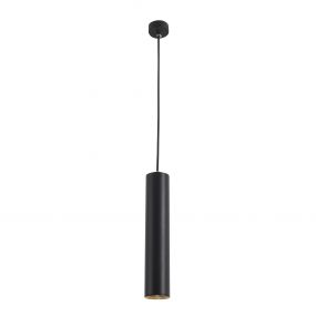 Nova Luce Gia - hanglamp - Ø 6 x 170 cm - zwart