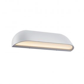 Nordlux Front - buiten wandverlichting - 26 x 6,8 cm - 8W LED incl. - IP44 - wit