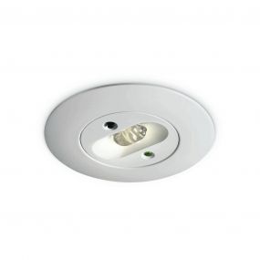 ONE Light Emergency LED - inbouwspot - Ø 85 mm, Ø 72 mm inbouwmaat - 3W LED incl. - wit