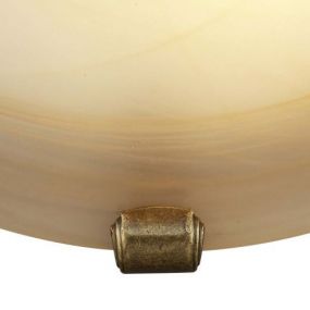 Brilliant Mauri - wandlamp - 30 x 9 x 16 cm - bruin