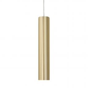 Nova Luce Jazz - hanglamp voor magnetisch profielsysteem - Ø 3 x 150 cm - 10W LED incl. - satijn messing