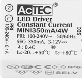 Nova Luce driver - 3 tot 12Vdc / 230Vac - IP65 - 4W