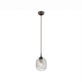 Nova Luce Devon - hanglamp - Ø 14 x 120 cm - transparant