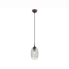 Nova Luce Devon - hanglamp - Ø 12 x 120 cm - transparant
