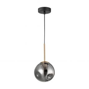 Nova Luce Spada - hanglamp - Ø 15 x 180 cm - chroom