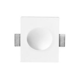 Nova Luce Cirocco - inbouw wandverlichting - 25 x 21 cm - wit gips