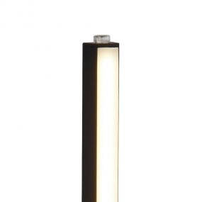 Searchlight Tribeca - tafellamp - 10 x 8 x 50 cm - 7,8W LED incl. - mat zwart en wit