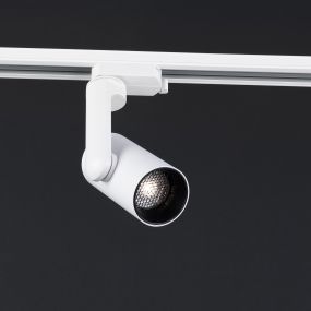 Nova Luce Track - 1-fase railsysteem - Ø 6 x 13 cm - wit