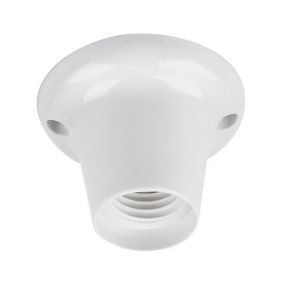 Elmark Base - plafond/wandlamp - Ø 6,3 x 4 cm - wit