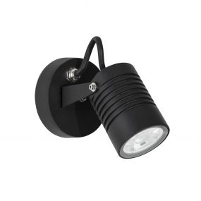 Nova Luce Fend - buiten wandverlichting - 9 x 6,5 x 15 cm - 10W LED incl. - IP65 - zwart