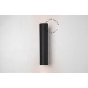 Zangra Ada - wandlamp - 5,5 x 9,5 x 25 cm - zwart