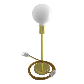 Creative Cables Alzaluce -tafellamp - Ø 12 x 39 cm - metaal - goud