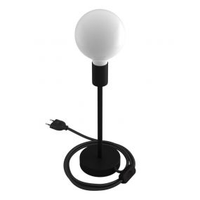 Creative Cables Alzaluce - tafellamp - Ø 12 x 34 cm - metaal - zwart