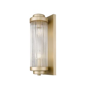 Zumaline Sergio - wandverlichting - 40 x 13 x 15 cm - messing