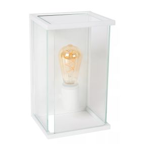 Lucide Claire - buiten wandverlichting - 17,6 x 18 x 30 cm - IP54 - wit