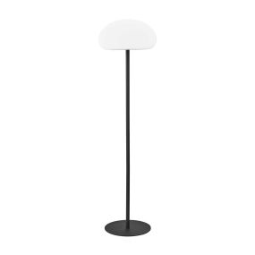 Nordlux Sponge - vloerlamp - oplaadbaar via USB-kabel - Ø 34 x 126 cm - 6,8W dimbare LED incl. - wit en zwart